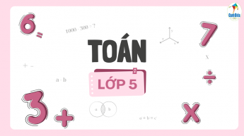 Toán - Lớp 5 - Bộ sách Cánh Diều