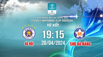 Hà Nội vs SHB Đà Nẵng - Cúp Quốc Gia - Vòng tứ kết