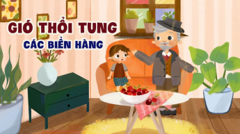 Gió Tháo Tung Các Biển Hàng